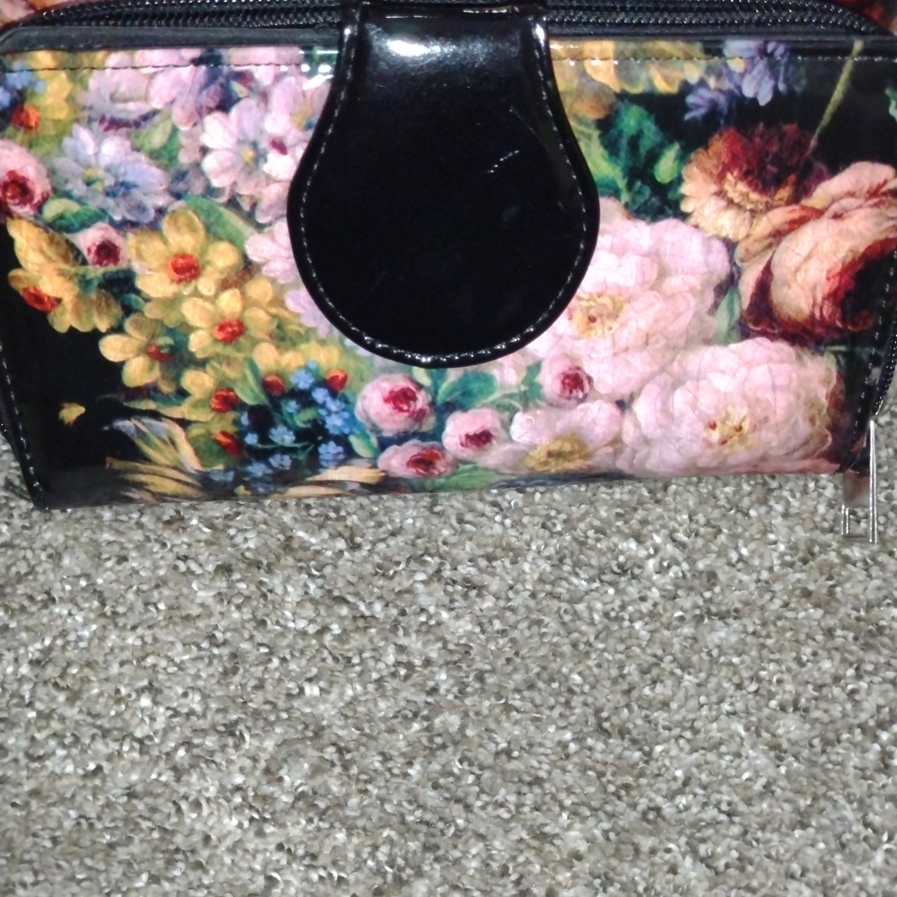 Floral Crossbody Bag and Wallet Set - Picture 4 of 17